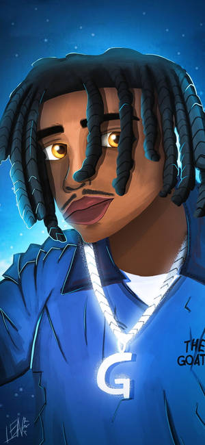 Polo G Cartoon Chain — iPhone 11 Pro Тапет