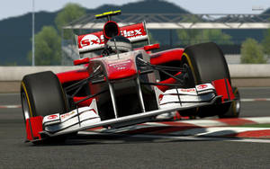 Project Cars 4k Червено F1 — Коли Тапет