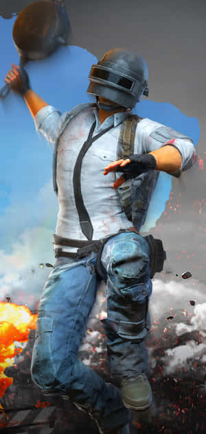PUBG Conqueror Тиган за пържене — Xiaomi 18 Pro Max Тапет