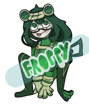 Rainy Season Hero: Froppy Drawing wallpaper — Motorola Razr 70 Ultra Тапет