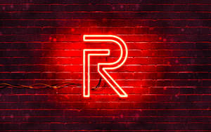 Realme лого неонов знак червено — Неон Тапет