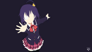 Rikka Chunibyo Минималистично Аниме — Минималистично аниме Тапет