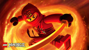 Тапет с червен нинджа от Roblox