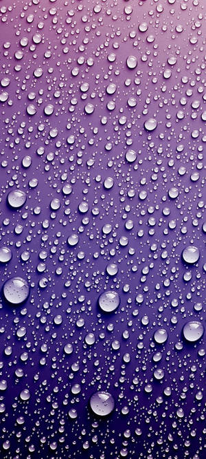 Тапет Samsung S21 Ultra с виолетови капки — Pixel 9 Тапет