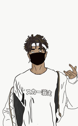 Scarlxrd White Aesthetic тапет — RedMagic Astra 2 Тапет