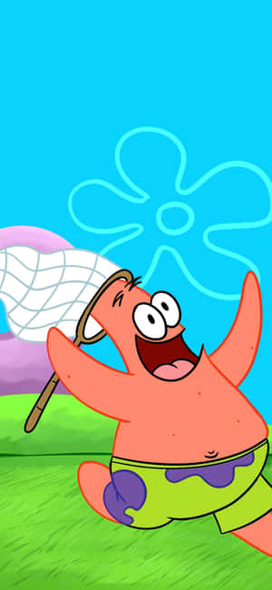 SpongeBob Pfp Щастлив Патрик — Pixel 11 Pro Тапет