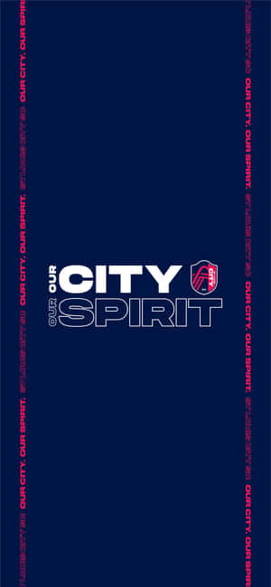 St. Louis City SC Our City Our Spirit Тъмносин — iPhone 15 Тапет