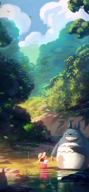 Studio Ghibli Iphone — Galaxy A18 Тапет