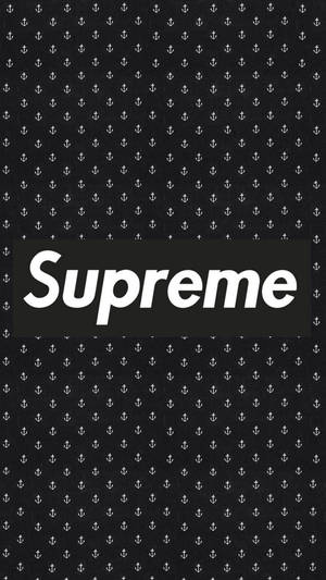 Supreme Бранд В Черно И Бяло тапет — 9:16 Тапет