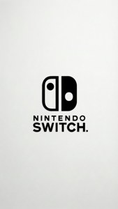 Чист минималистичен дизайн с логото на Nintendo Switch. — iPhone 6 Тапет