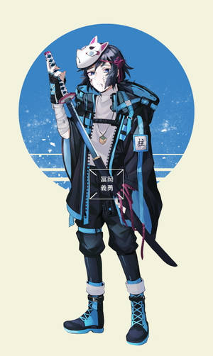 Tanjiro Kamado Естетичен Аниме Айфон — Demon slayer tanjiro Тапет