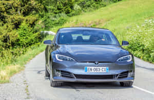 Tesla, автомобил, Tesla фон, автомобили, кола 4k, кола 4k фон, автомобилен фон — Surface Тапет