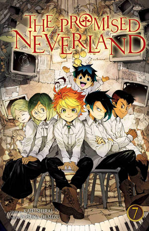 The Promised Neverland Том 7 Корица мобилен тапет — RedMagic Astra Тапет