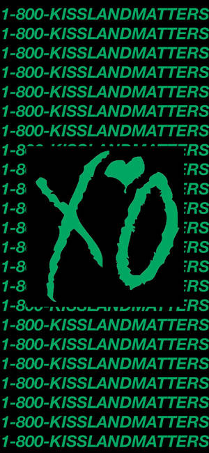 Тапет The Weeknd Kiss Land Matters — iPhone 17 Pro Max Тапет