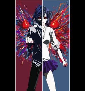 Tokyo Ghoul Pfp Touka И Ayato — Huawei Mate X7 Тапет