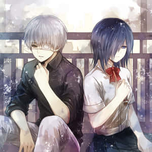 Tokyo Ghoul Profilna Snimka Ken i Touka — Манга GIF Тапет
