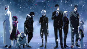 Работен плот Tokyo Ghoul — Токийски гул герои Тапет