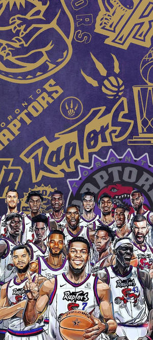 Toronto Raptors fan art wallpaper — 20:9 Тапет