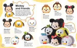 Tsum Tsum Мики и приятели тапет — Обезцветен Тапет