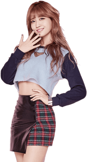 Twice членка позира модно
