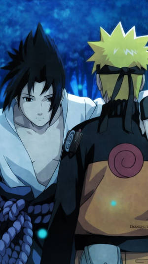 Uchiha Sasuke Naruto iPhone Аниме — Наруто и Саске Тапет