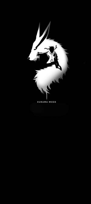 Uzumaki Naruto черен Kurama режим — Nothing Phone (2) Тапет