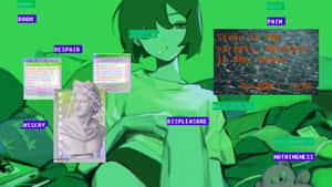 Vaporwave Аниме Neon Genesis Evangelion — Аниме Тапет