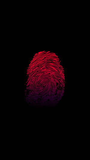 Oneplus Red Thumbprint тапет