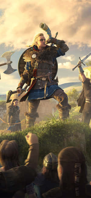 iPhone Xs Max Assassin's Creed Valhalla Тапет — Redmi Note Тапет