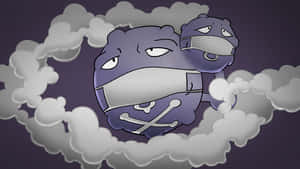 Weezing с медицинскими масками — Игри GIF Тапет