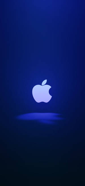 White Lit Apple Logo Iphone — Galaxy S26 Ultra Тапет