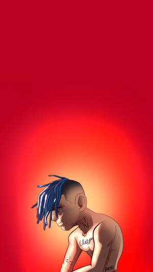 Тапет Xxxtentacion Аниме без тениска — Минималистично аниме Тапет