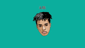 Тапет с аниме портрет на рапъра Xxxtentacion — Xxxtentacion аниме Тапет