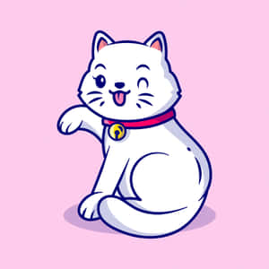 Снимки на анимационен котарак — Анимационна котка GIF Тапет