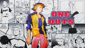 Тапет с аниме герои One Outs — Аниме герои Тапет