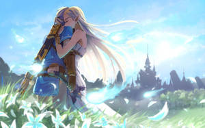 Аниме двойка прегръдка Zelda
