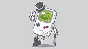 Антропоморфна пародия на Game Boy тапет
