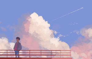 Арт, вдъхновен от J-Hope Airplane — Kpop GIF Тапет