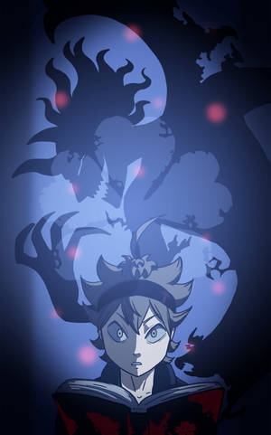 Liebe Black Clover анимиран Asta тапет — Galaxy Tab S10 FE Тапет