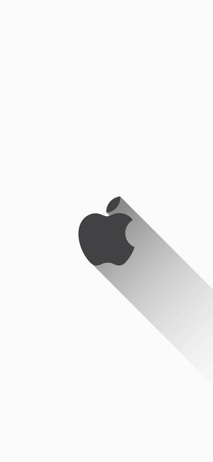 Бели iPhone Apple Лого — Galaxy S24 Тапет