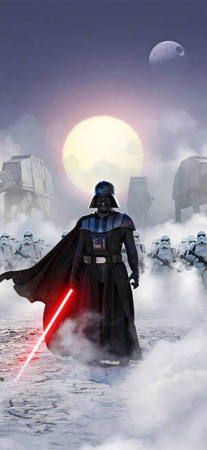 Вейдер с войници Star Wars 4k Iphone — Samsung Galaxy S20 Тапет