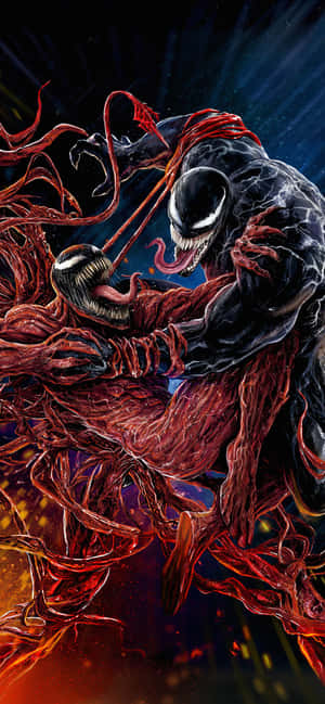 Marvel Карнаж — iPhone 15 Pro Max Тапет