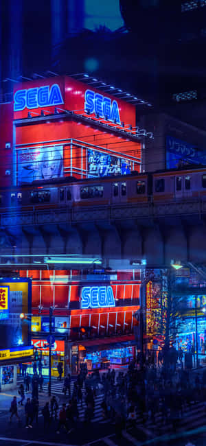 Снимки на Anime City — Аниме пейзаж Тапет