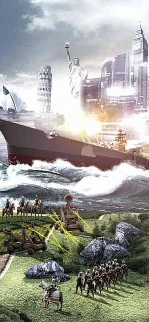 iPhone Xs Max Civilization V фон — iPhone 15 Pro Max Тапет