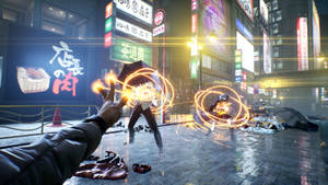 Тапет с геймплей от Ghostwire Tokyo