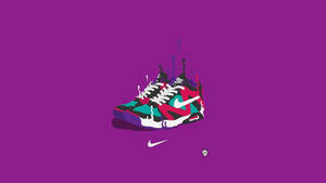 Готини Nike маратонки дигитално изкуство — Готино найк Тапет
