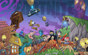 Готичен фон Fortnite