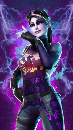 Готичен фон на Dark Bomber от Fortnite