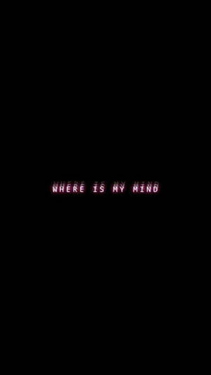 Графика Glitching Wehre Is My Mind — Минималистичен Тапет