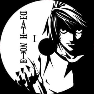 Графичен дизайн на аниме герой от Death Note